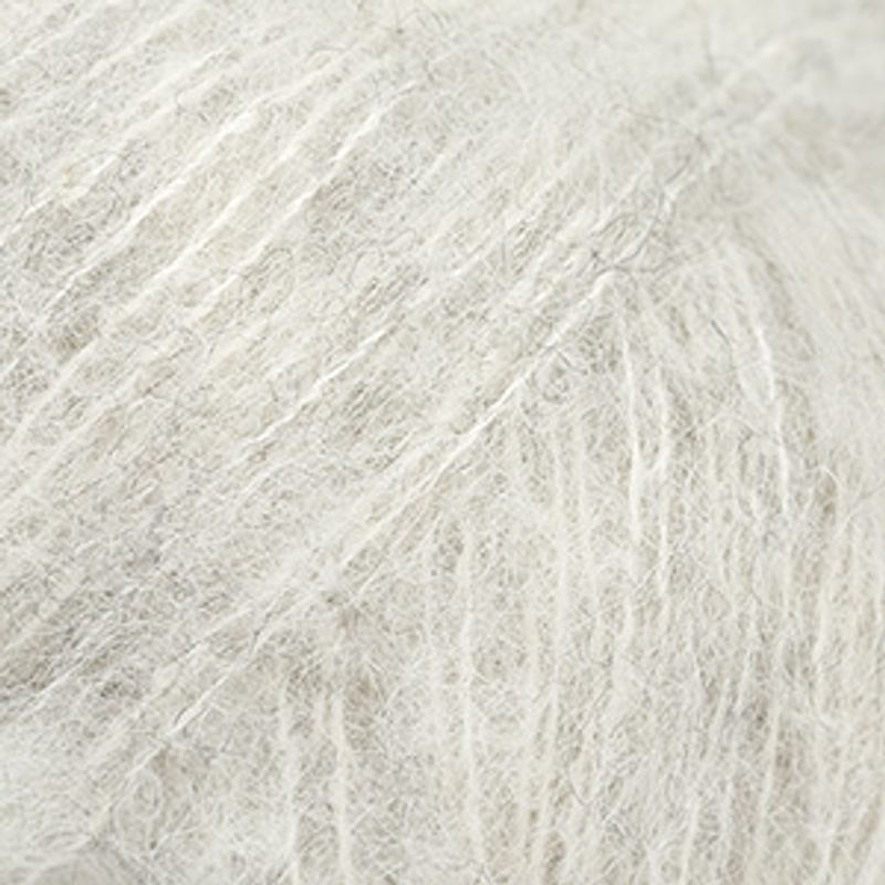 Drops Brushed alpaca silk 35 Perlegrå
