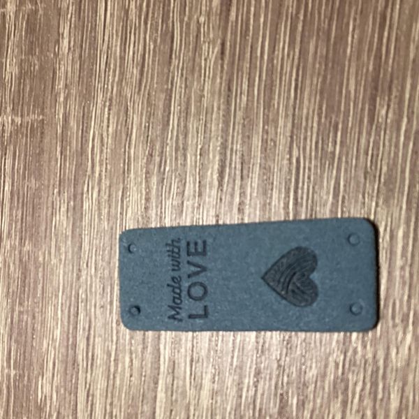 Hovedbilde Lapp Made with love Blågrønn