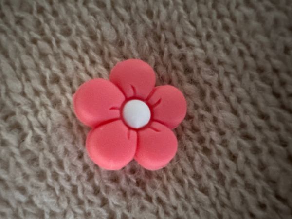 Hovedbilde Maskestopper Stor blomst Aprikosfarget