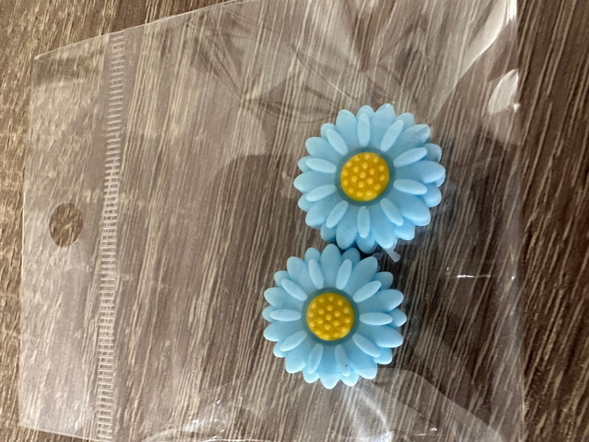 Maskestoppere 2 pk Blomster Lyseblå