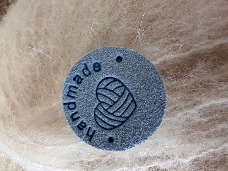 Lapp Sirkel Handmade Blå